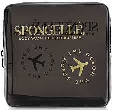 Дорожный водонепроницаемый футляр, черный - Spongelle Travel Case Black Pack — фото N1