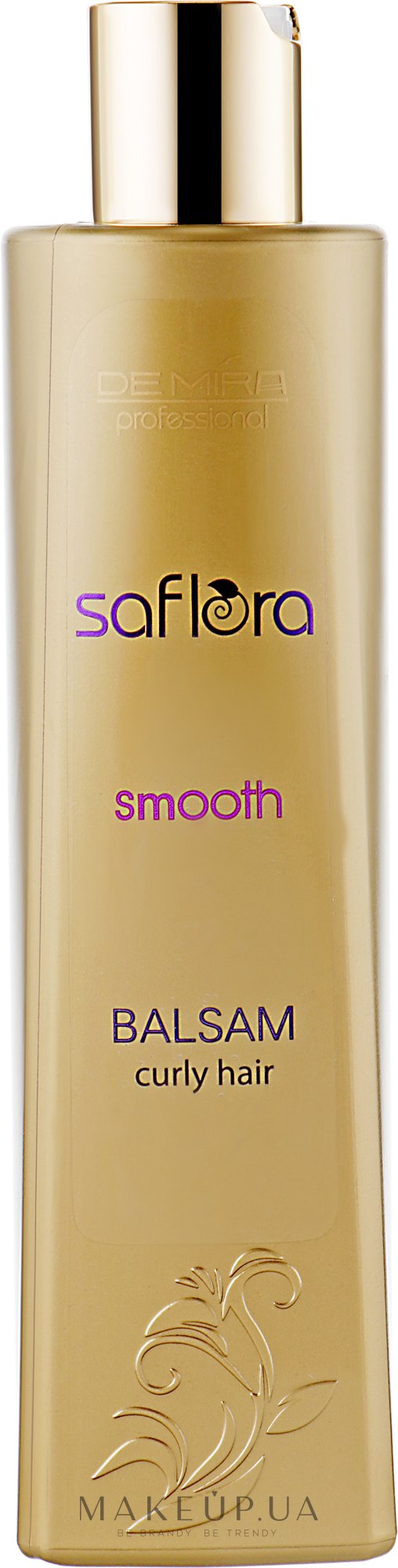 Професійний бальзам для випрямлення волосся та щоденного догляду за хвилястим волоссям - Demira Professional Saflora Smooth — фото 300ml