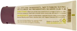 Натуральна зубна паста зі смаком смородини - Jack N' Jill Natural Toothpaste Blackcurrant — фото N2