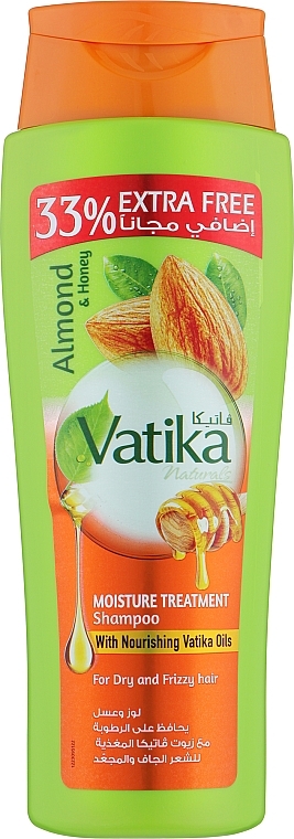 УЦЕНКА Увлажняющий шампунь для волос - Dabur Vatika Naturals Nourish & Protect Shampoo * — фото N5