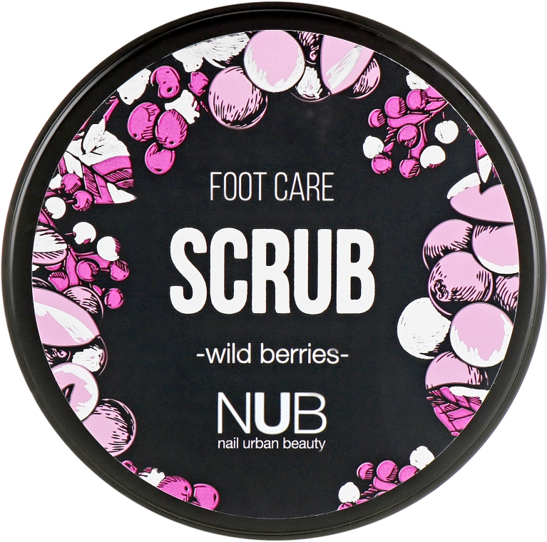 Скраб для ног - NUB Foot Care Scrub Wild Berries — фото N1