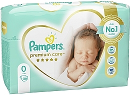 Підгузки Pampers Premium Care Newborn (до 3 кг), 30 шт. - Pampers — фото N3