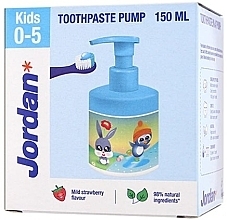 Зубна паста для дітей 0-5 років - Jordan Kids Toothpaste Pump — фото N2