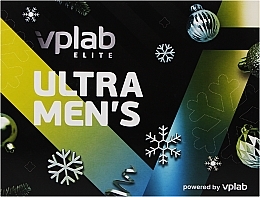 Подарунковий набір для чоловіків - VPlab Men's Health & Muscle Bundle (supplement/500ml + caps/2x90pcs + supplement/300g) — фото N1