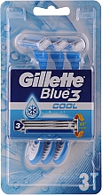 Парфумерія, косметика Одноразові бритви - Gillette Blue 3 Cool