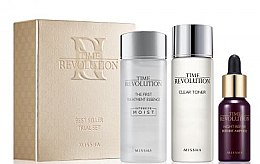 Парфумерія, косметика Набір - Missha Time Revolution Best Seller Trial Kit (f/essence/30ml + f/serum/10ml + ton/30ml)