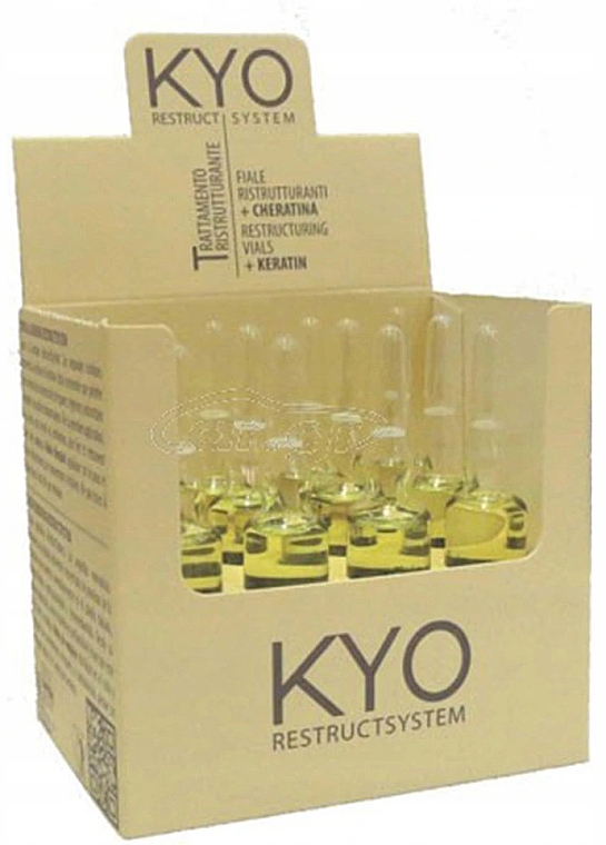 Ампули для волосся - Kyo Restruct System Fiale Keratiniche Ristrutturanti — фото N1
