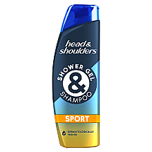 Гель для душу і шампунь проти лупи "Спорт" - Head & Shoulders — фото N1