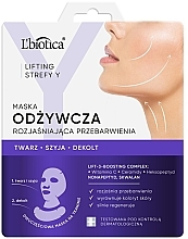 Духи, Парфюмерия, косметика Питательная маска для лица - L'Biotica Lifting Strefy Y