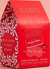 Парфумерія, косметика Набір - NCLA Beauty Sweet Dreams Peppermint Swirl Lip Mask Gift Set (lip mask/15ml + sleeping mask/1pc)