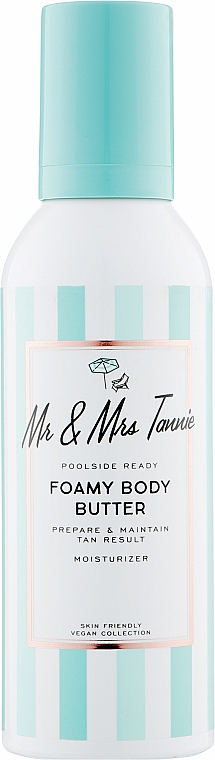 Мусс-масло для тела для продлевания загара - Mr & Mrs Tannie Foamy Body Butter — фото N1