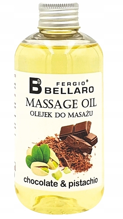 Масажна олія "Шоколад" - Fergio Bellaro Massage Oil Chocolate Pistachio — фото N1