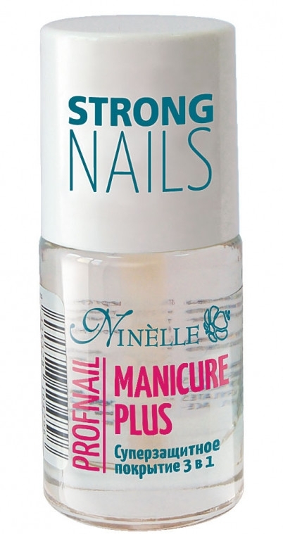 Суперзащитное покрытие 3в1 для ногтей - Ninelle Manicure Plus Profnail