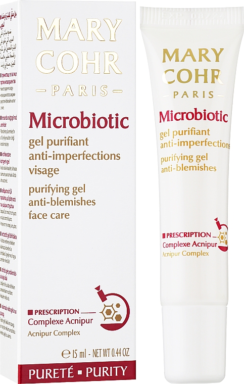 Противовоспалительный гель - Mary Cohr Microbiotic Purifying Gel Anti-Blemishes — фото N2