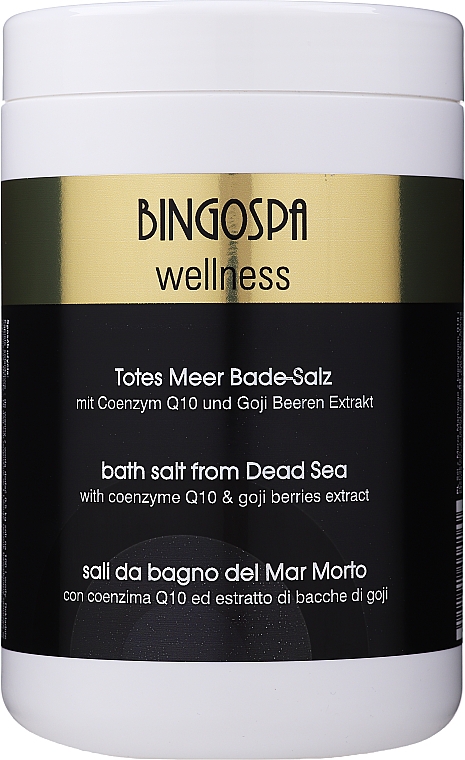 Spa-сіль Мертвого моря з коензимом Q10 та оливковою олією - BingoSpa Salt For Bath SPA of Dead Sea — фото N1