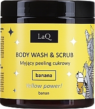 Очищувальний скраб для тіла "Банан" - LaQ Body Scrub&Wash Peeling Banana — фото N1