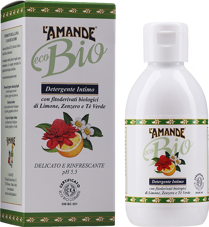 Мило для інтимної гігієни - L'Amande Eco Bio Intimate Soap — фото N2