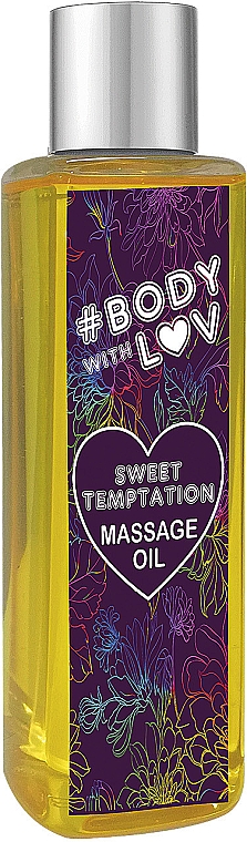 Масло для массажа "Сладкий соблазн" - New Anna Cosmetics Body With Luv Massage Oil Sweet Temptation — фото N1