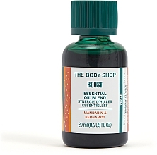 Смесь эфирных масел "Бергамот и мандарин". Заряд энергии - The Body Shop Boost Essential Oil Blend — фото N1