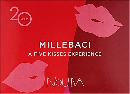 Духи, Парфюмерия, косметика Набор №1 - NoUBA Millebaci Box Set 5 Kisses Experience (lipstick/5х3ml)