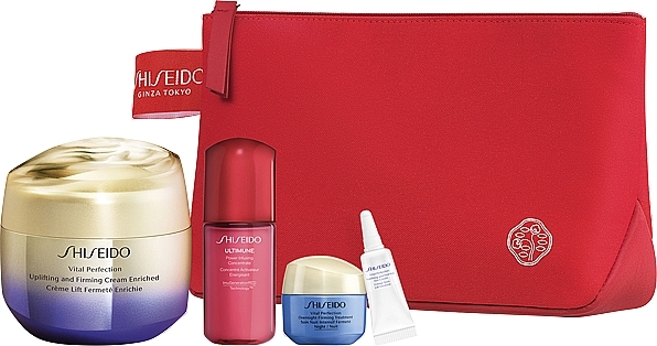 Набор, 5 продуктов - Shiseido Vital Perfection Pouch Set — фото N2