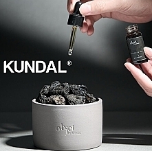 Диффузор вулканический камень "Grassy Flower" - Kundal Object By Kundal Perfume Volcanique Stone Diffuser — фото N4