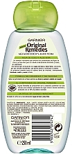 Шампунь для волос "Кокосовая вода и Алоэ" - Garnier Original Remedies Coconut Water and Aloe Vera Shampoo — фото N2