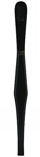 Пинцет для бровей прямой 8 см, черный - Disna Pharma — фото N1