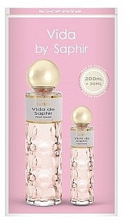 Saphir Parfums Vida De Saphir - Набор (edp/200ml + edp/30ml) — фото N1