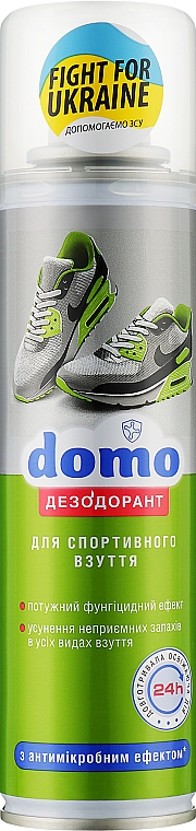 Дезинфицирующий дезодорант для спортивной обуви - Domo