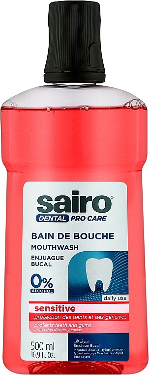 Ополаскиватель для полости рта для чувствительных зубов - Sairo Sensitive Mouthwash — фото N1