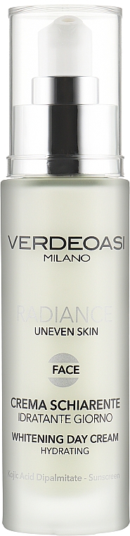Відбілювальний денний крем з ефектом зволоження - Verdeoasi Radiance Whitening Day Cream Hydrating — фото N1