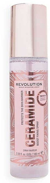 	Спрей-фиксатор макияжа для сияния кожи с керамидами - Makeup Revolution Brightening Setting Spray Ceramide Boost — фото N1