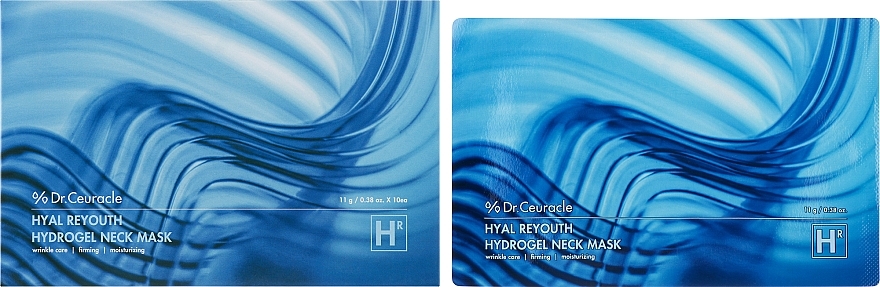 Зволожувальна гідрогелева маска для шиї - Dr.Ceuracle Hyal Reyouth Hydrogel Neck Mask — фото N2