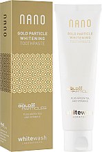 Зубная паста "Интенсивное отбеливание с частичками золота" - WhiteWash Laboratories Nano Gold Particle Whitening Toothpaste — фото N1