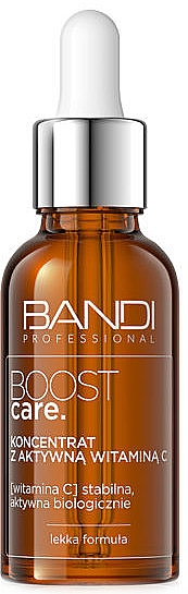Концентрат для обличчя з вітаміном С - Bandi Professional Boost Care Concentrate Active Vitamin C — фото N2