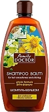 Шампунь-бальзам "Фито-формула" для гладкости и блеска волос - Family Doctor — фото N1