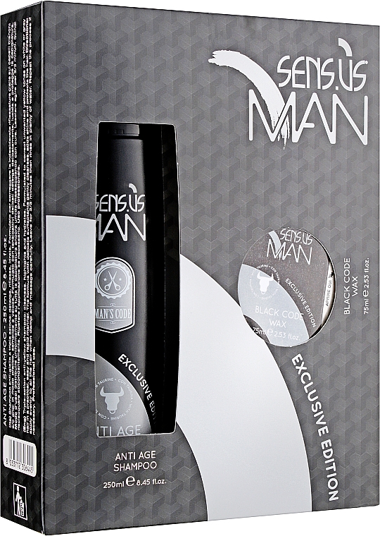 Набор - Sensus Man (sh/250ml + wax/75ml) — фото N1