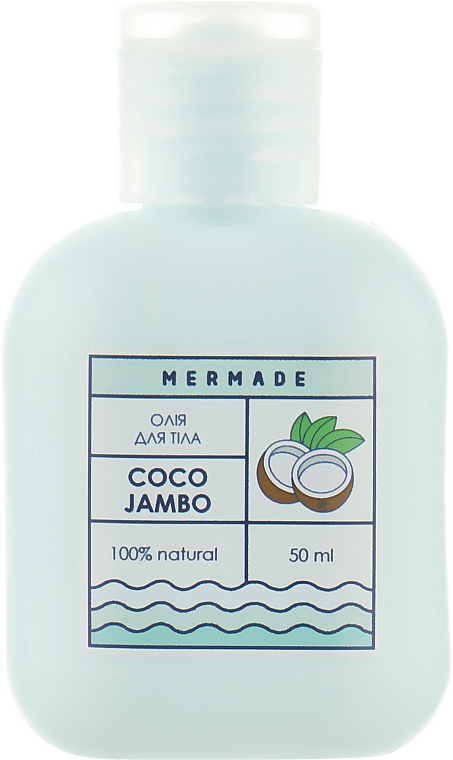 Кокосова олія для тіла - Mermade Coco Jambo Coconut Oil — фото N1