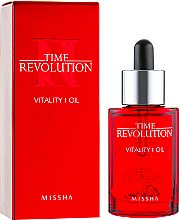 Духи, Парфюмерия, косметика Интенсивное антивозрастное масло для лица - Missha Time Revolution Vitality Oil