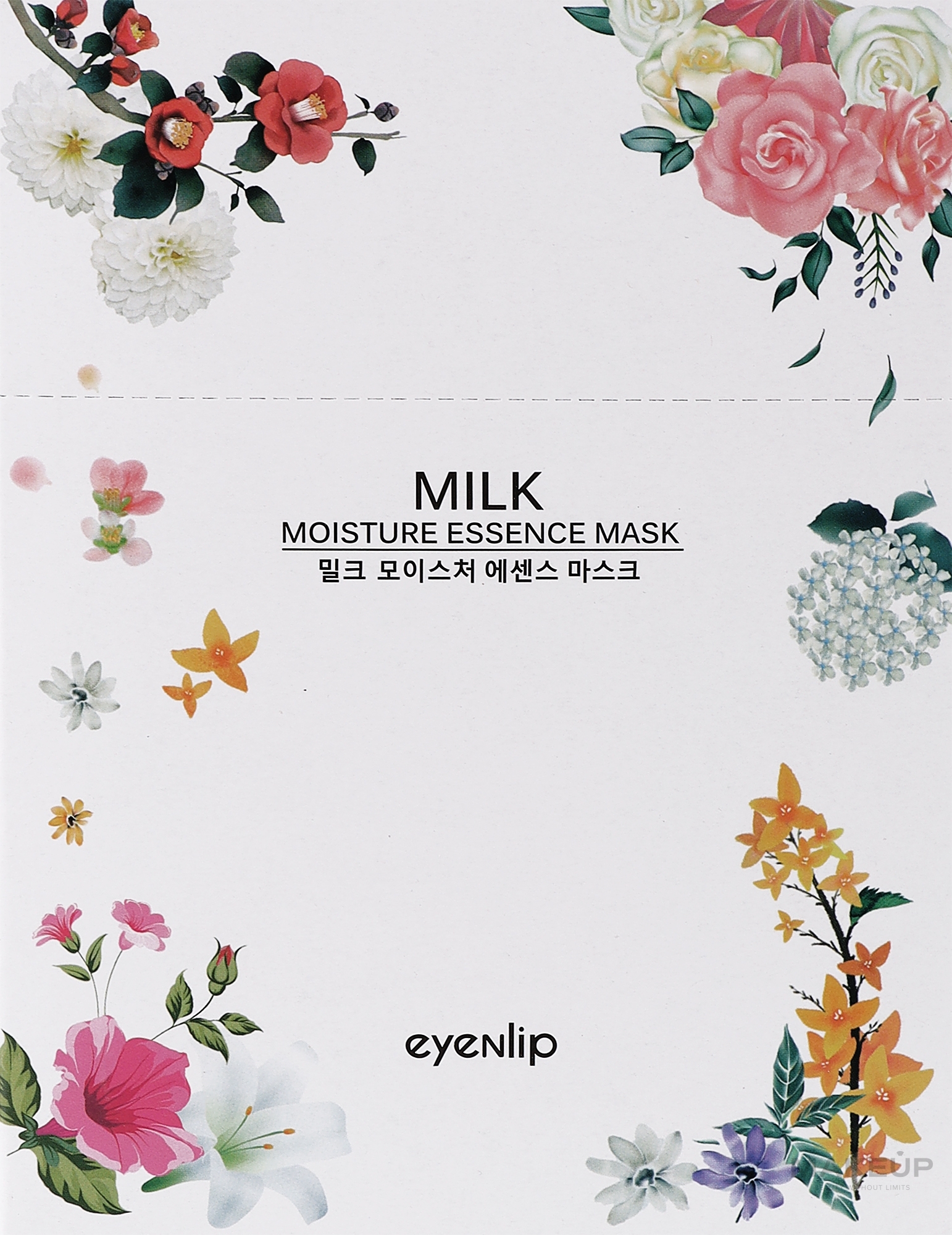 Зволожувальна молочна маска з есенцією - Eyenlip Moisture Essence Mask Milk — фото 10x25ml