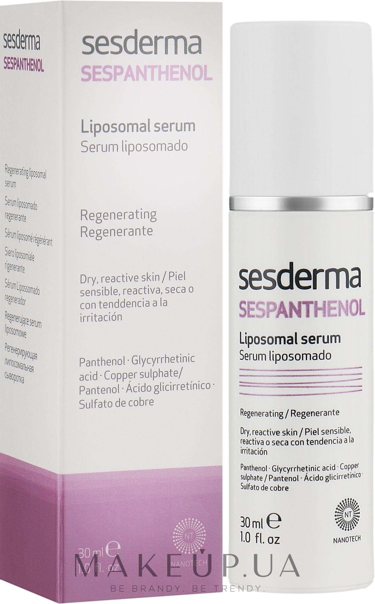 Липосомальная сыворотка - SesDerma Laboratories Sespanthenol Liposomal Serum — фото 30ml