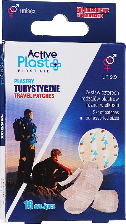 Набір пластирів для подорожей - Ntrade Active Plast First Aid Travel Patches — фото N1