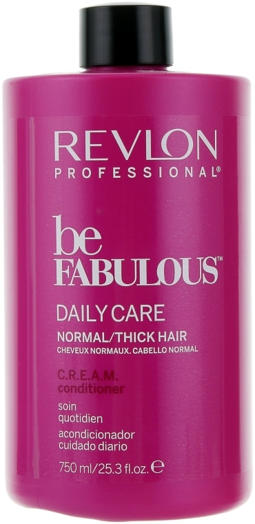 Кондиционер для нормальных и густых волос - Revlon Professional Be Fabulous C.R.E.A.M. Conditioner — фото N1