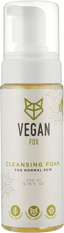 Очищувальна пінка для нормальної шкіри - Vegan Fox Cleansing Foam For Normal Skin — фото N1