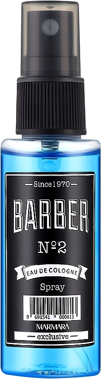 Одеколон після гоління - Marmara Barber №2 Eau De Cologne Spray (міні) — фото N1