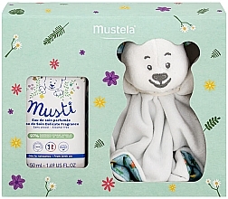 Духи, Парфюмерия, косметика Набор - Mustela Bebe Musti (water/50ml + toy/1pc)