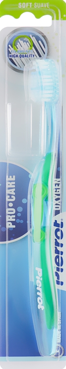 Зубная щетка мягкая, салатово-голубая - Pierrot Oxygen Pro-Care Toothbrush