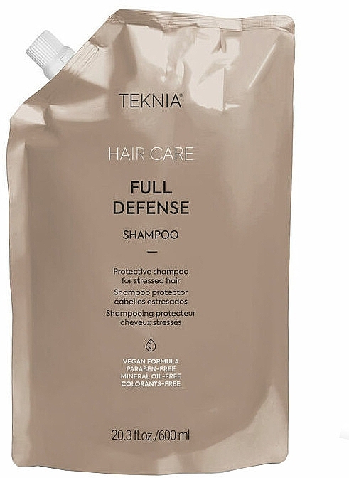 Шампунь для комплексного захисту волосся - Lakme Teknia Full Defense Shampoo (дой-пак) — фото N1