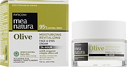 Зволожувальний і відновлювальний крем для обличчя й очей - Mea Natura Olive 24h Moisturizing And Revitalizing Face&Eyes Cream — фото N2